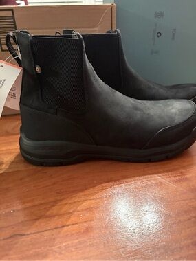 Black Chelsea Work Boots - (Brand)